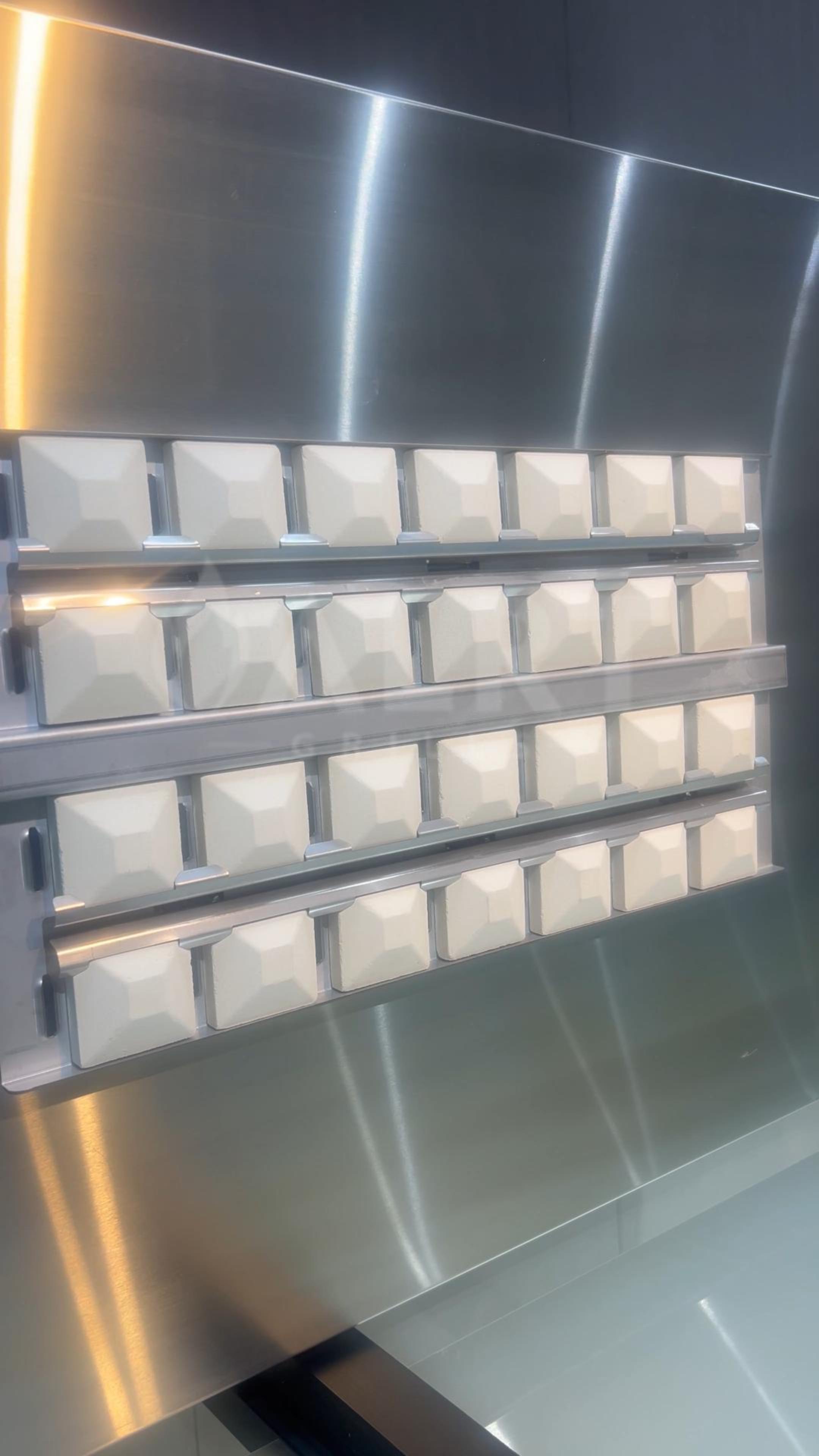 Commercial-grade pentagonal ceramic briquettes