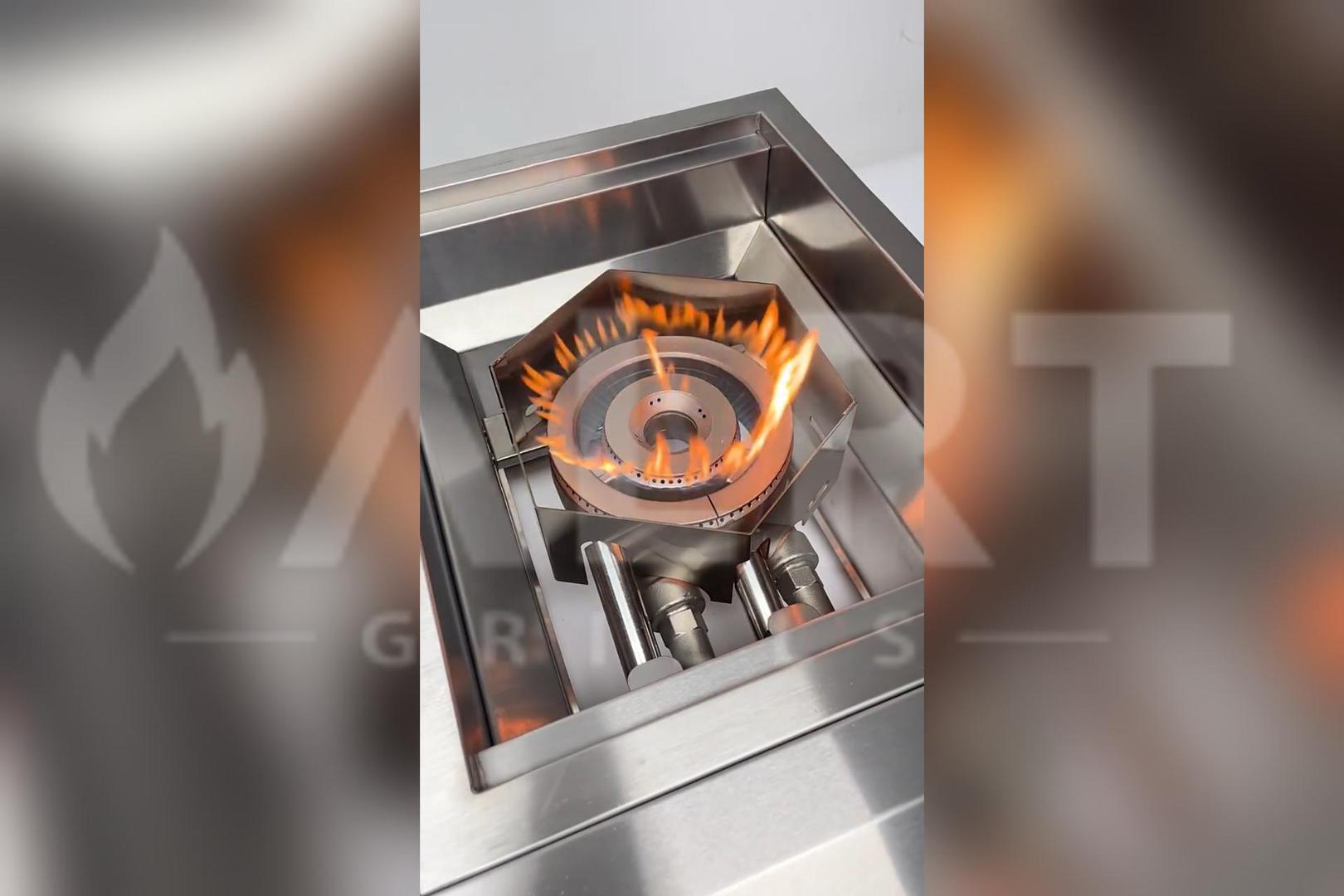 Built-in Power Side Burner LP/NG